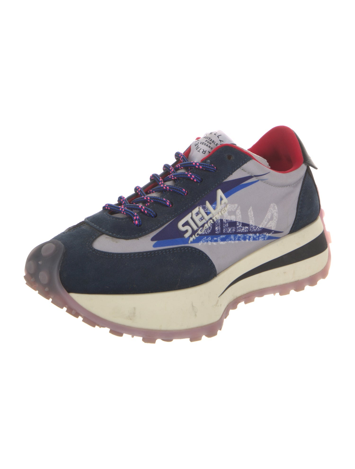 Stella McCartney Suede Printed Sneakers