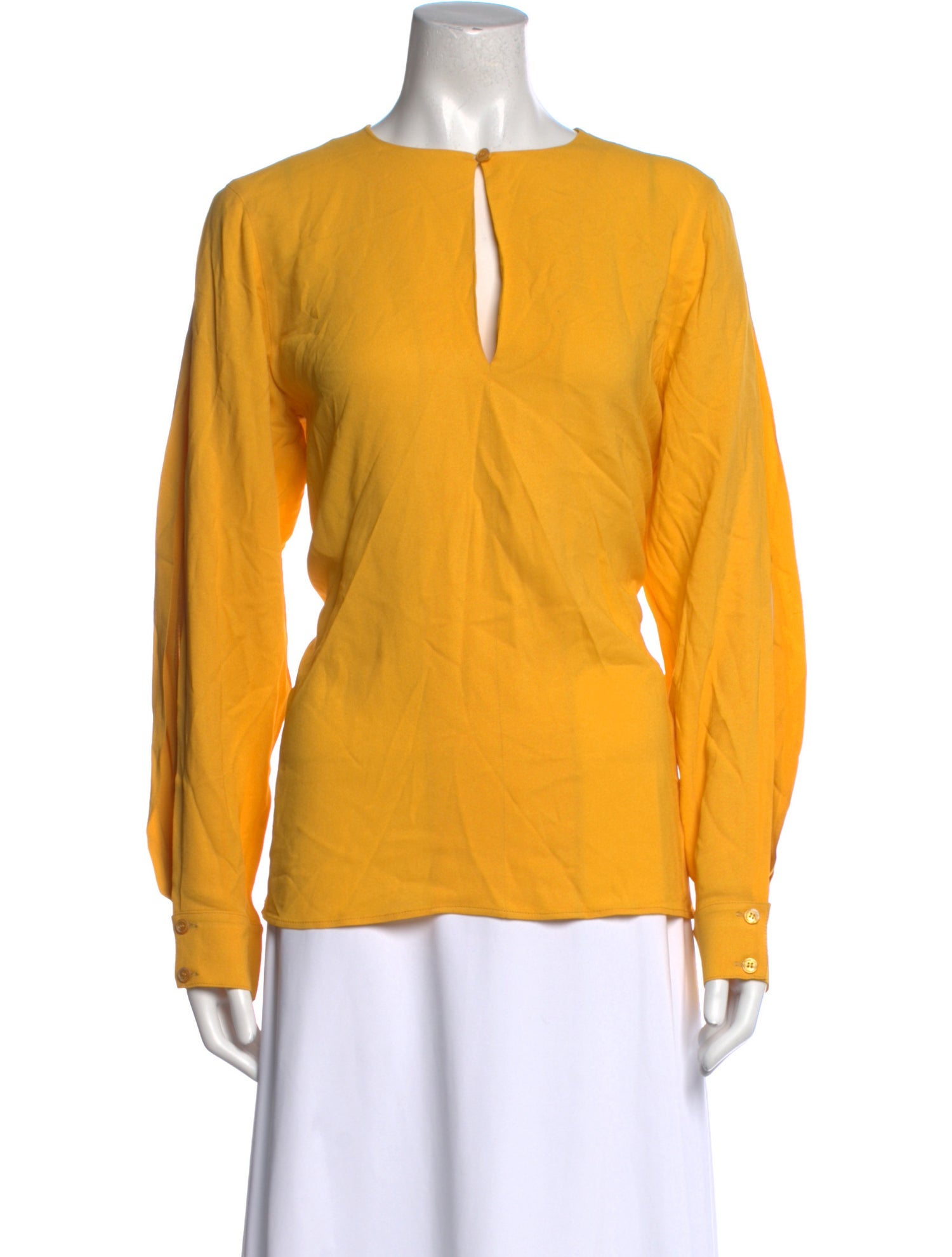 Stella McCartney V-Neck Long Sleeve Blouse