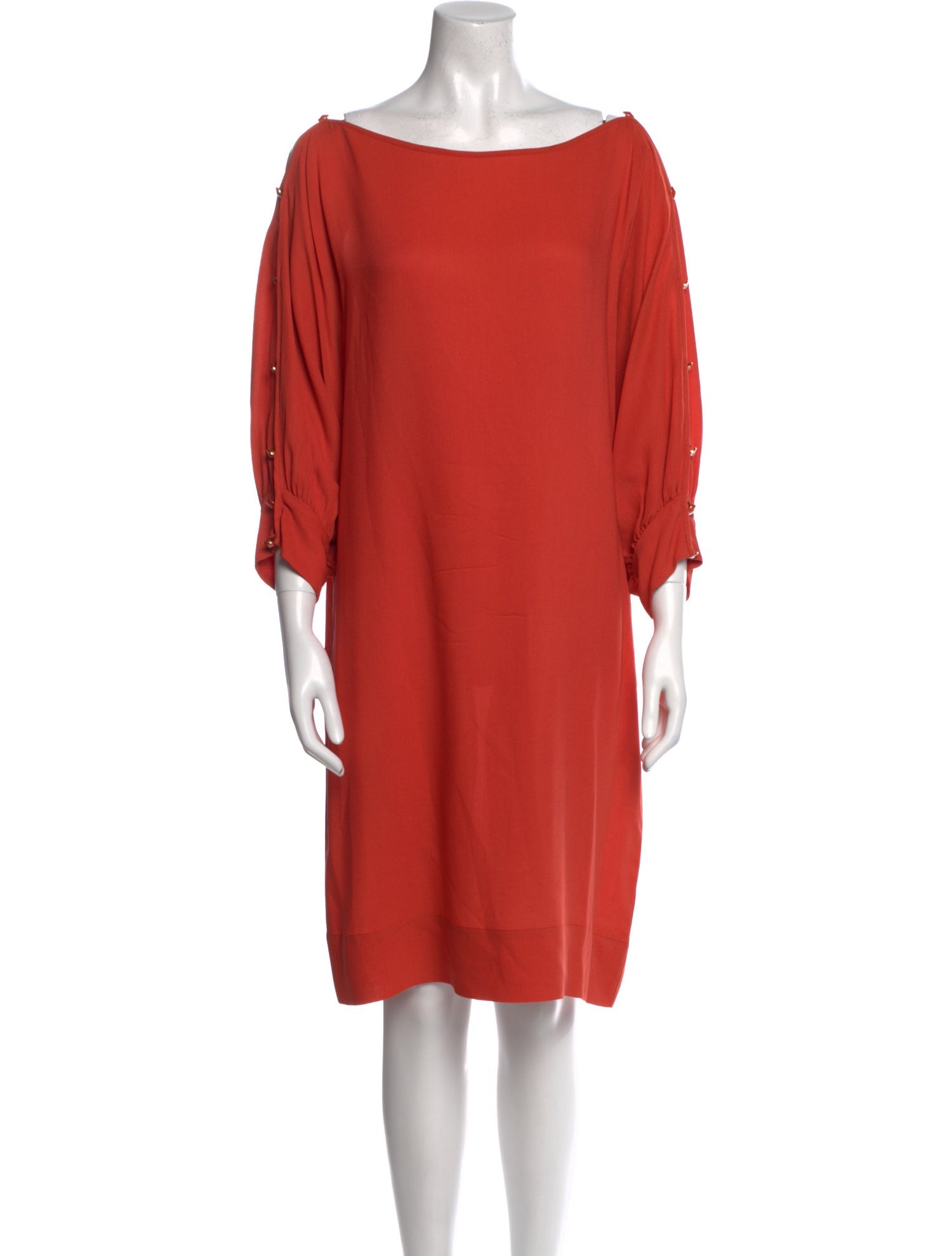 Stella McCartney Bateau Neckline Knee-Length Dress
