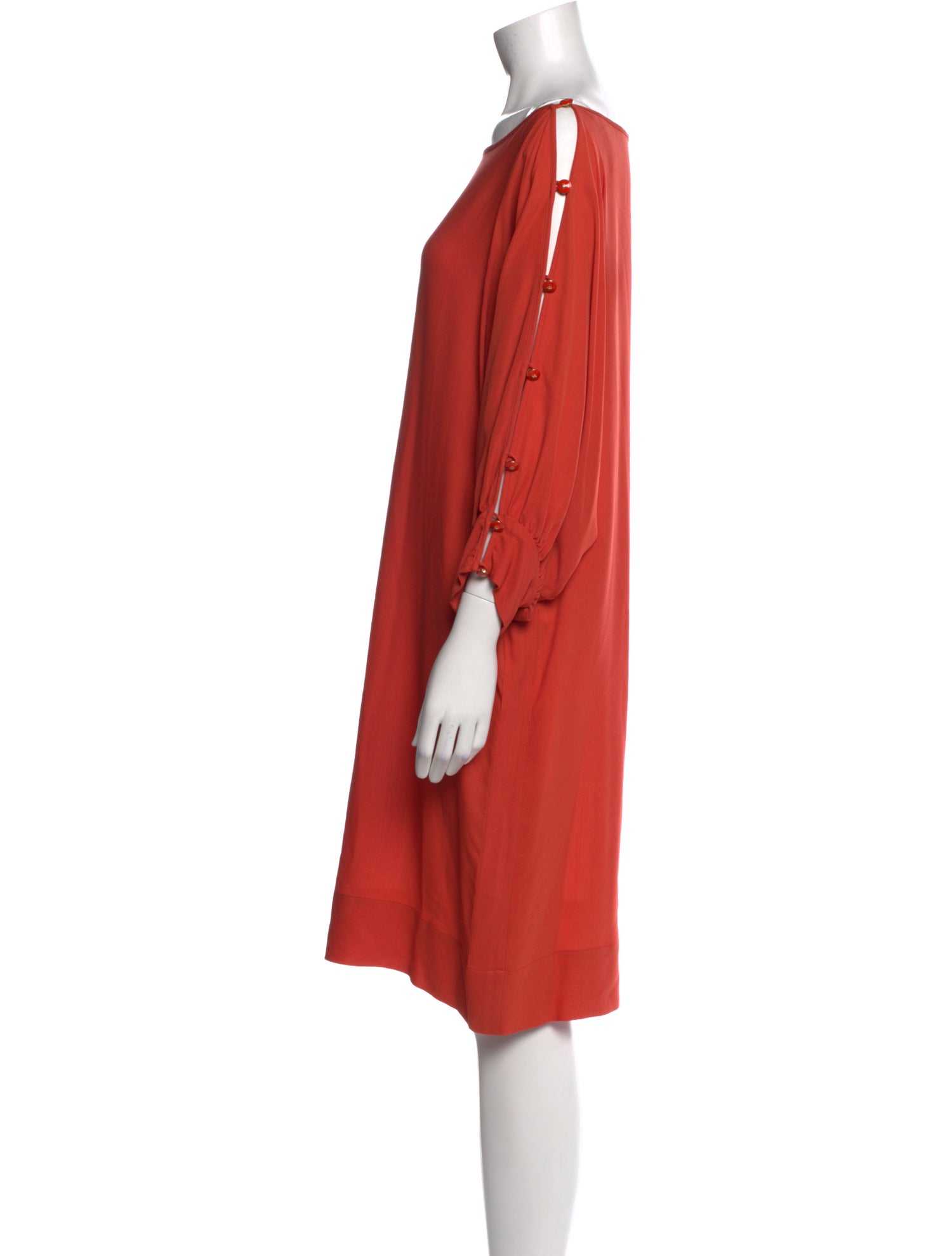 Stella McCartney Bateau Neckline Knee-Length Dress