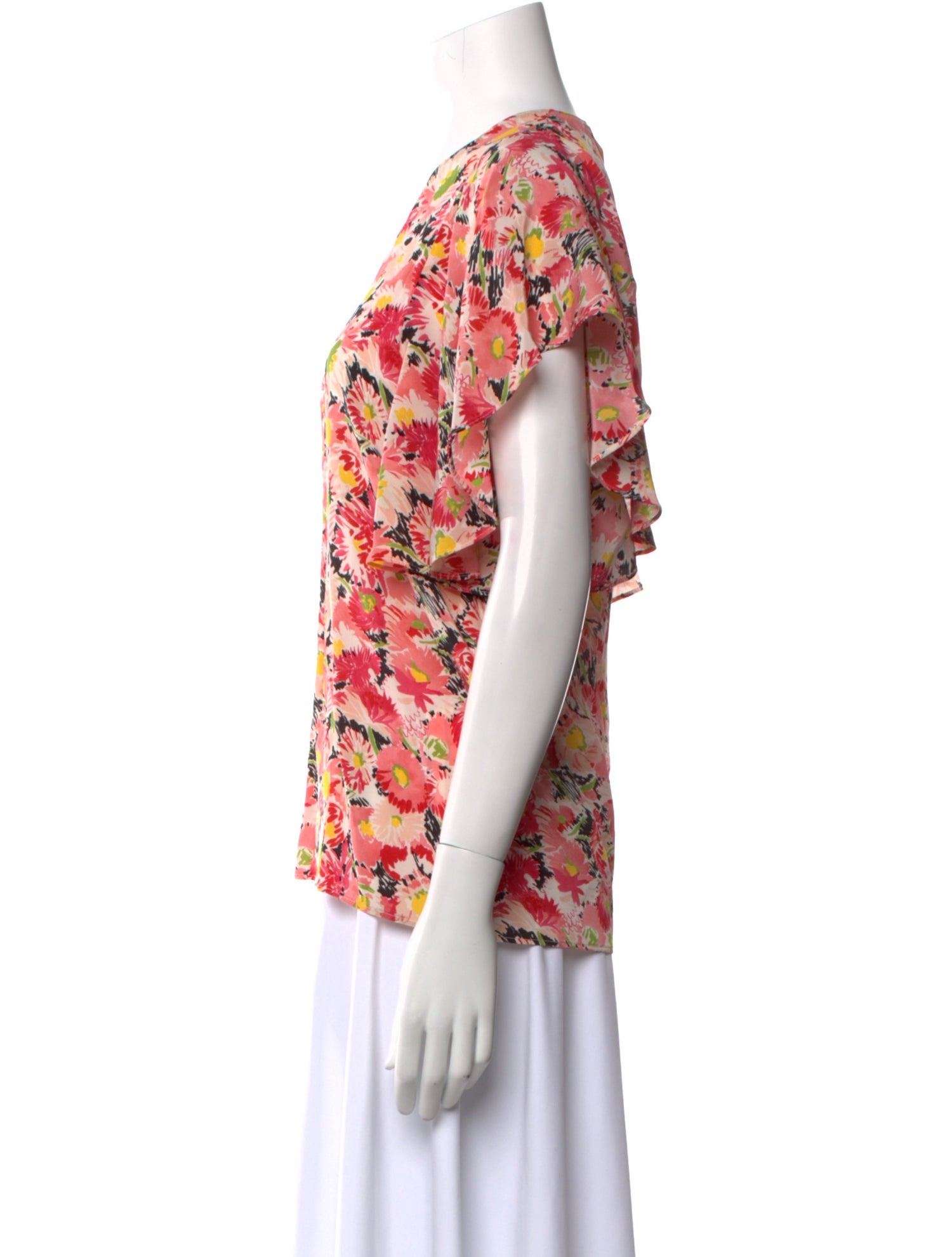 Stella McCartney Silk Floral Print Blouse