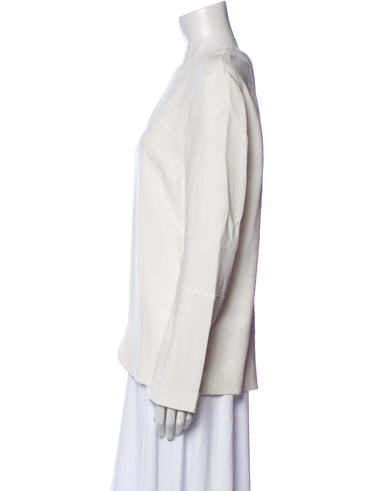 Stella McCartney Crew Neck Long Sleeve Blouse