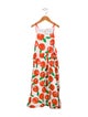 Stella McCartney Girls' Orange Print Sleeveless Dress