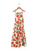 Stella McCartney Girls' Orange Print Sleeveless Dress