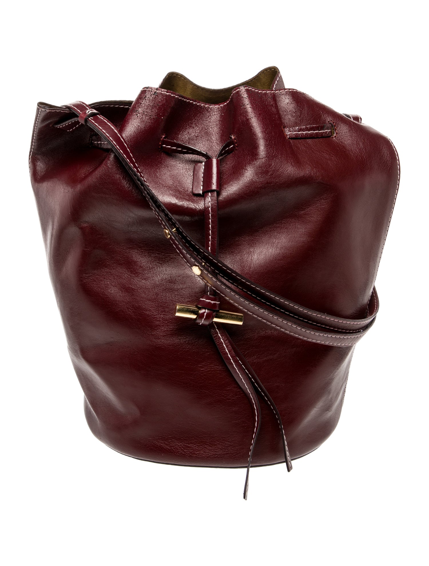 Stella McCartney Leather Bucket Bag