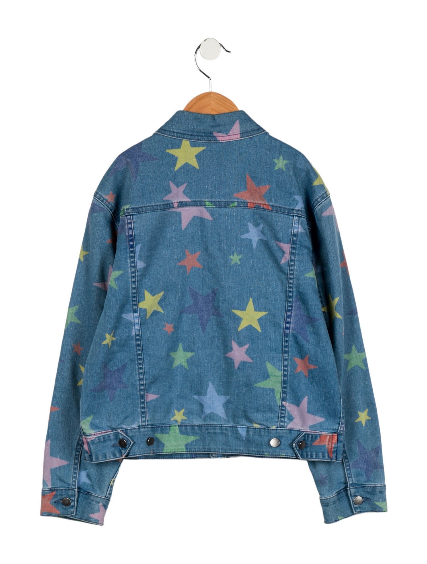 Stella McCartney Girls' Star Print Denim Jacket