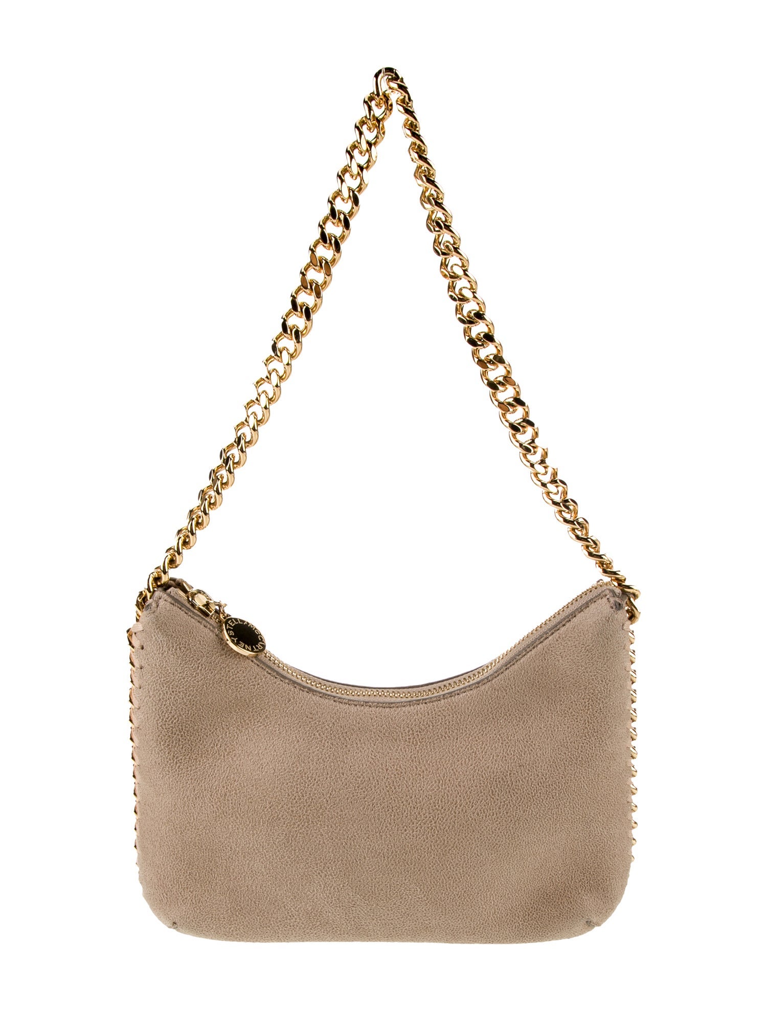 Stella McCartney Vegetarian Suede Shoulder Bag