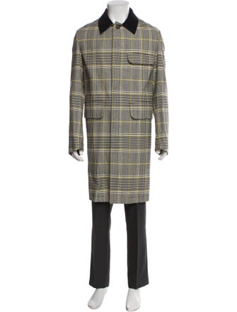 Stella McCartney Plaid Print Overcoat
