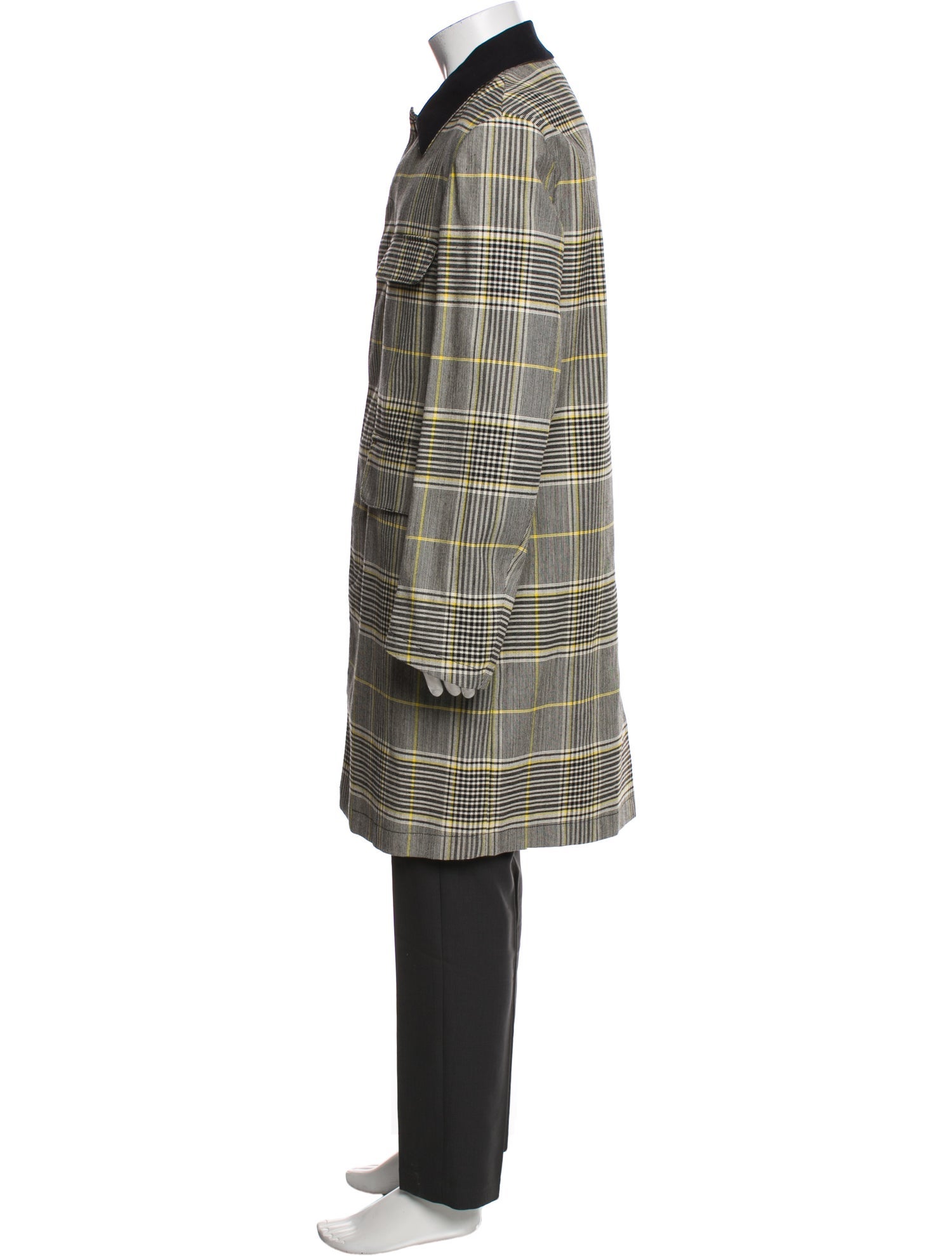 Stella McCartney Plaid Print Overcoat