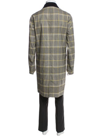 Stella McCartney Plaid Print Overcoat