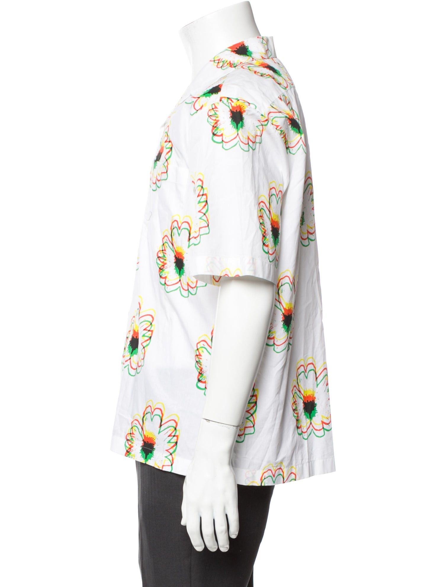 Stella McCartney Floral Print Short Sleeve Shirt