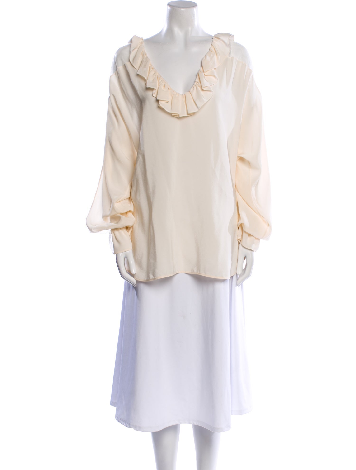 Stella McCartney Silk Cowl Neck Tunic