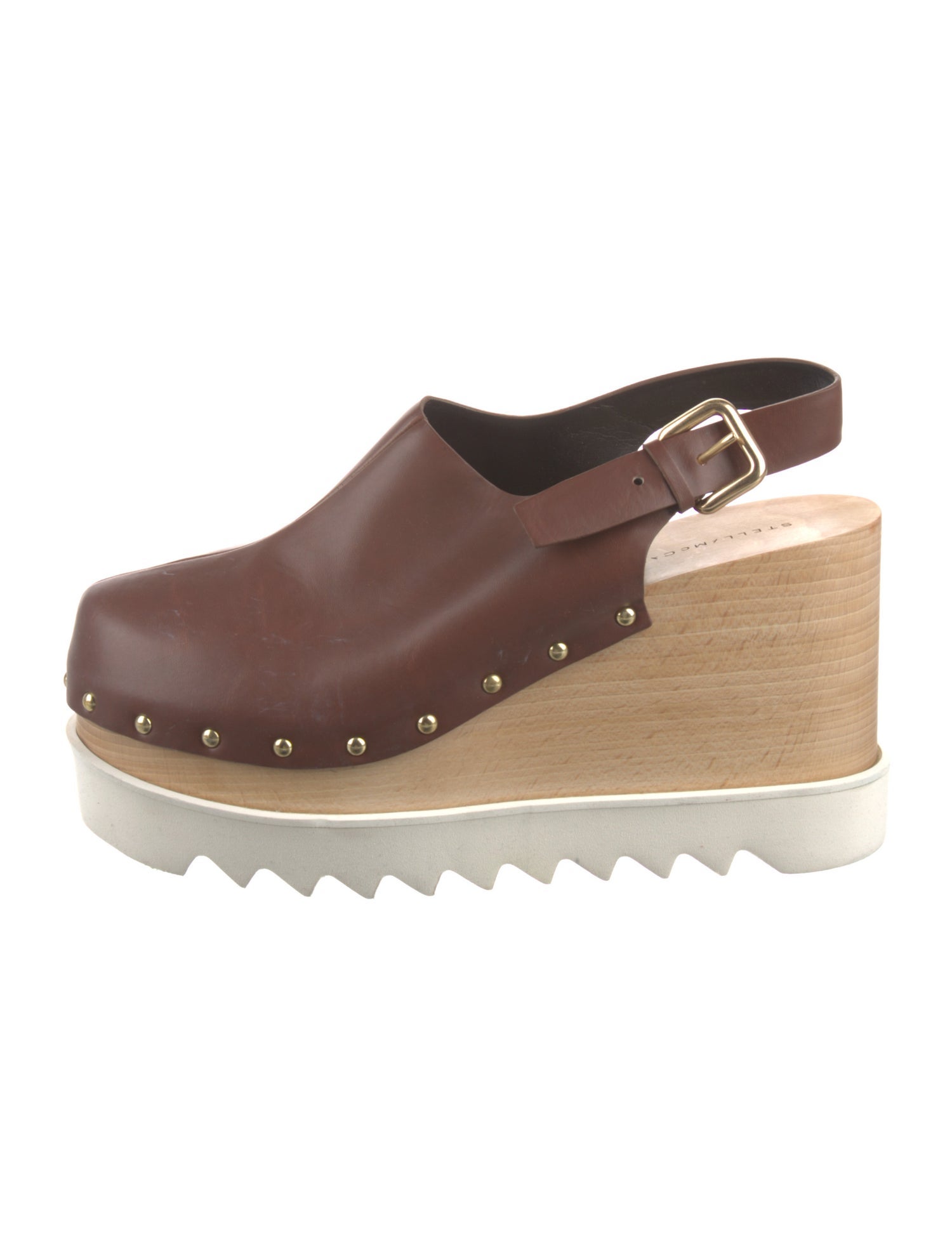 Stella McCartney Vegan Leather Slingback Sandals