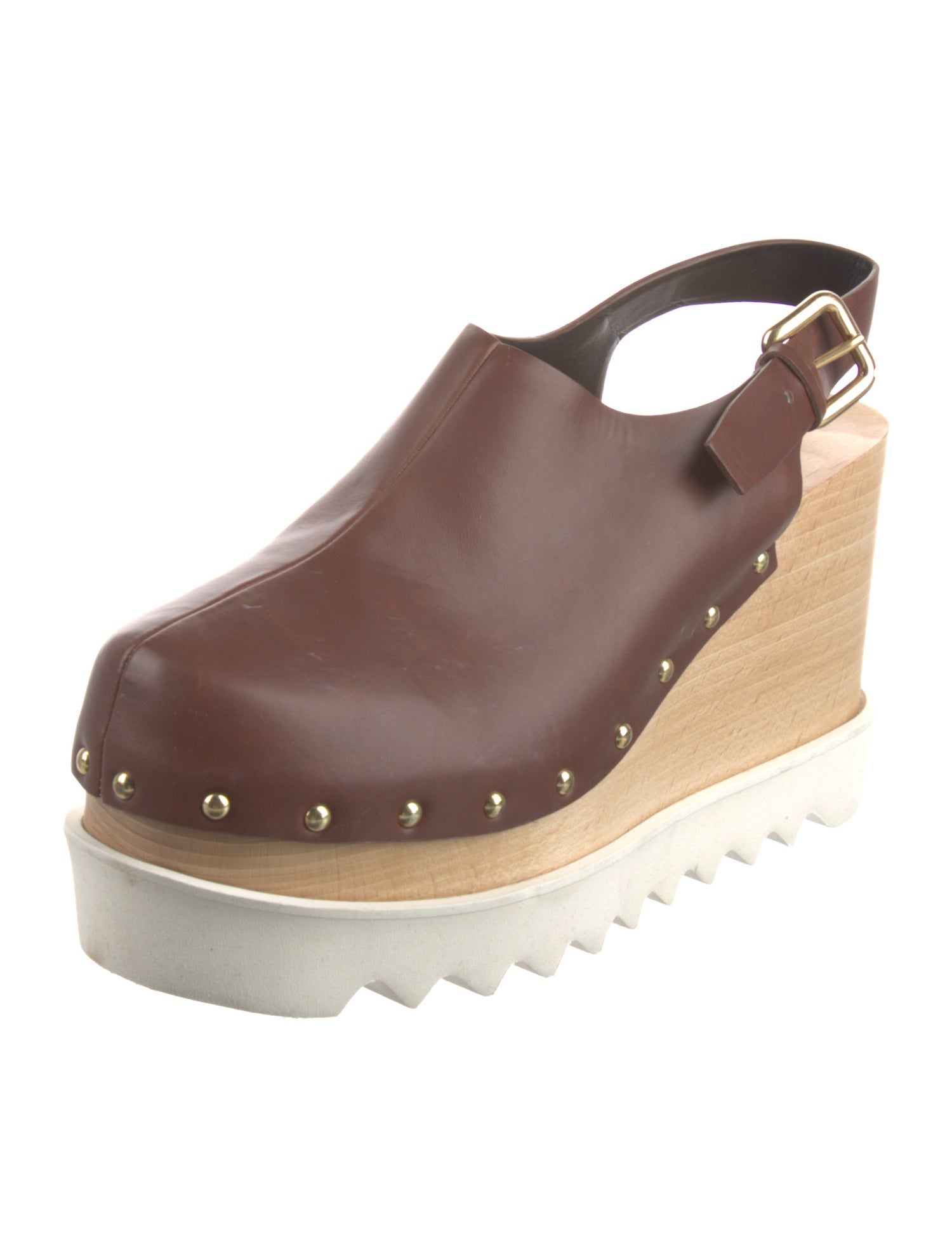 Stella McCartney Vegan Leather Slingback Sandals