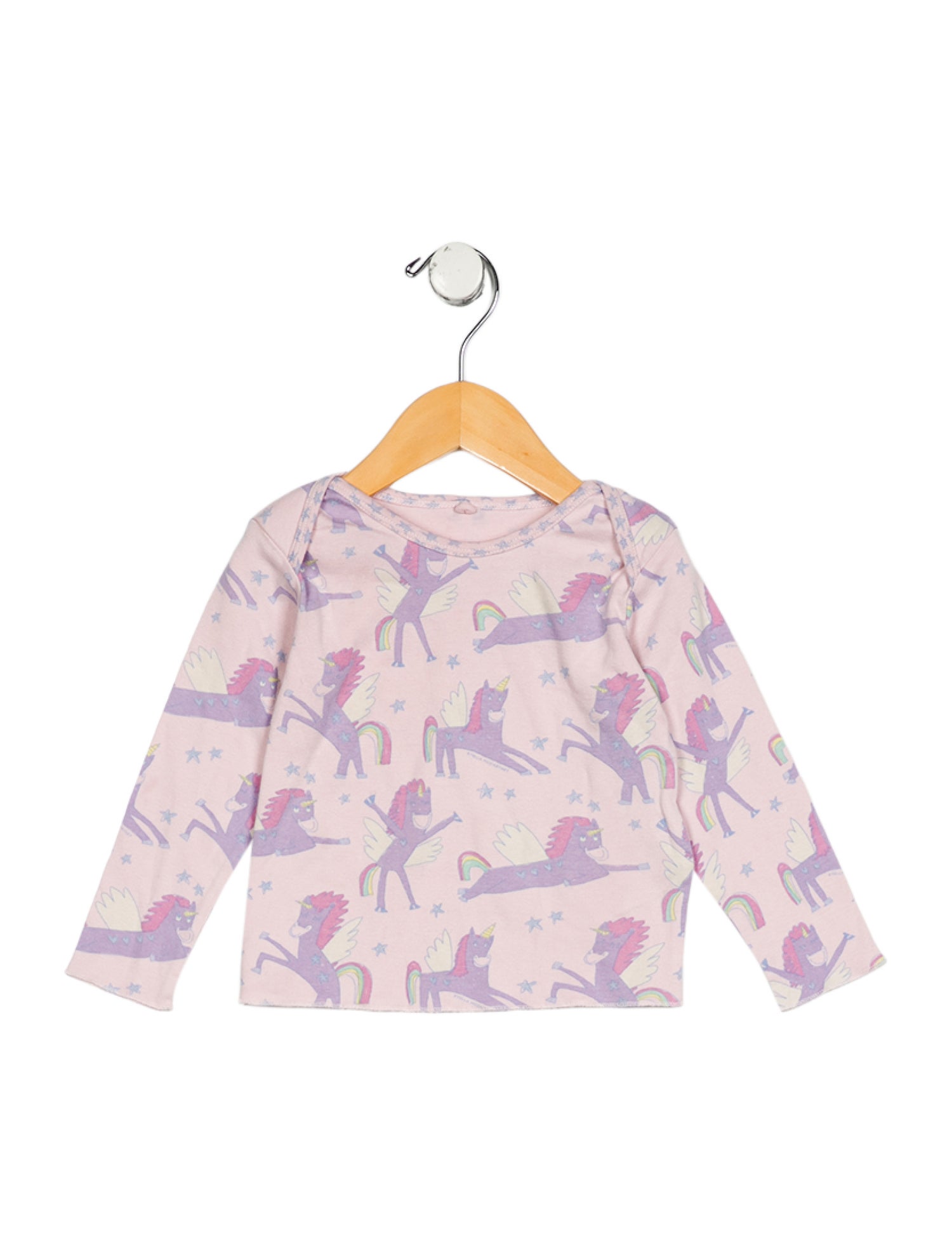 Stella McCartney Infant Girls' Patterned Long Sleeve Pajama Top