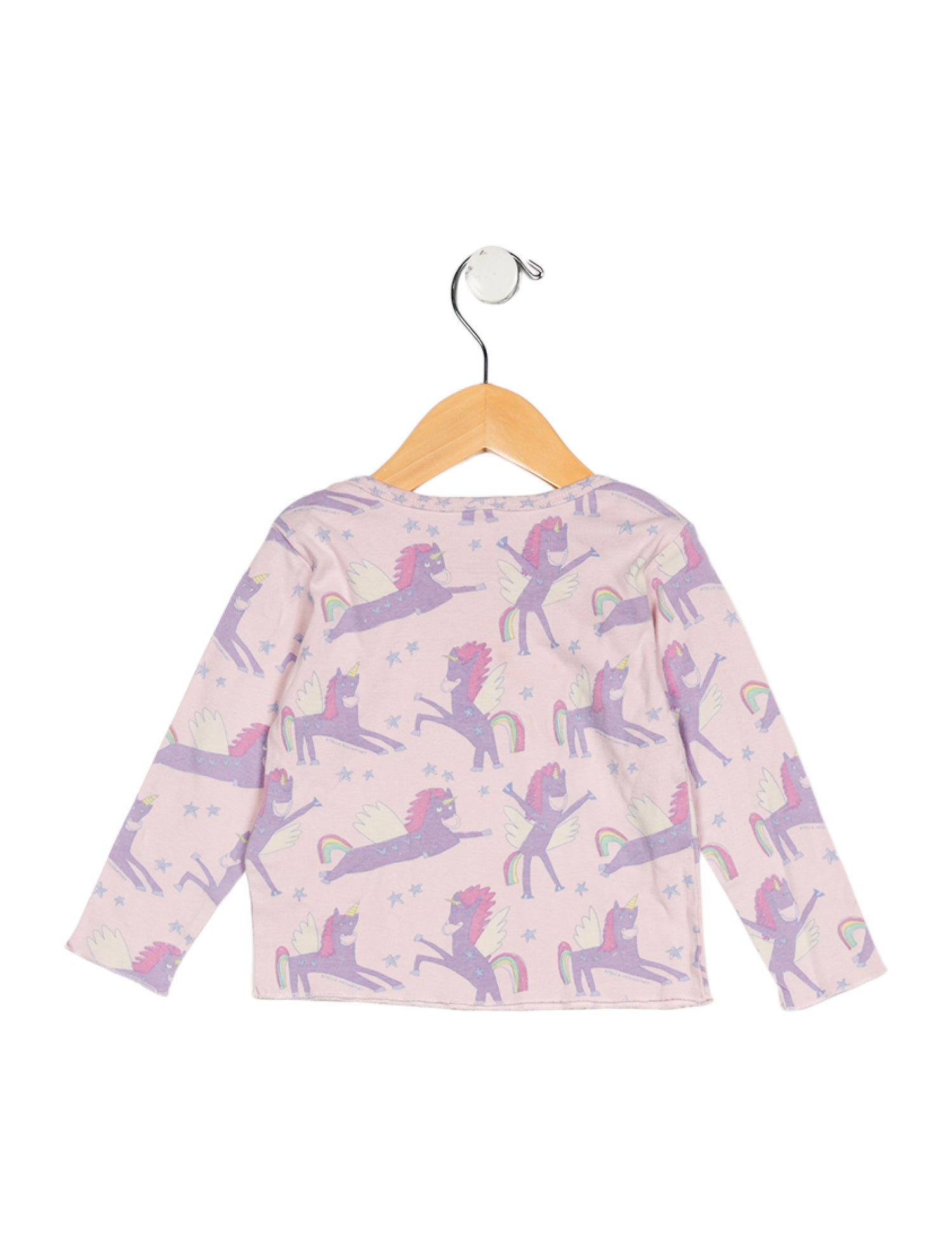 Stella McCartney Infant Girls' Patterned Long Sleeve Pajama Top