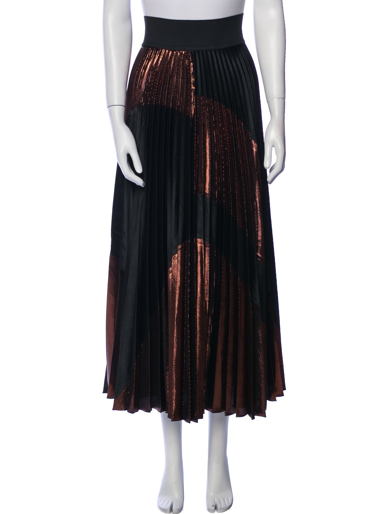 Stella McCartney Pleated Accents Midi Length Skirt