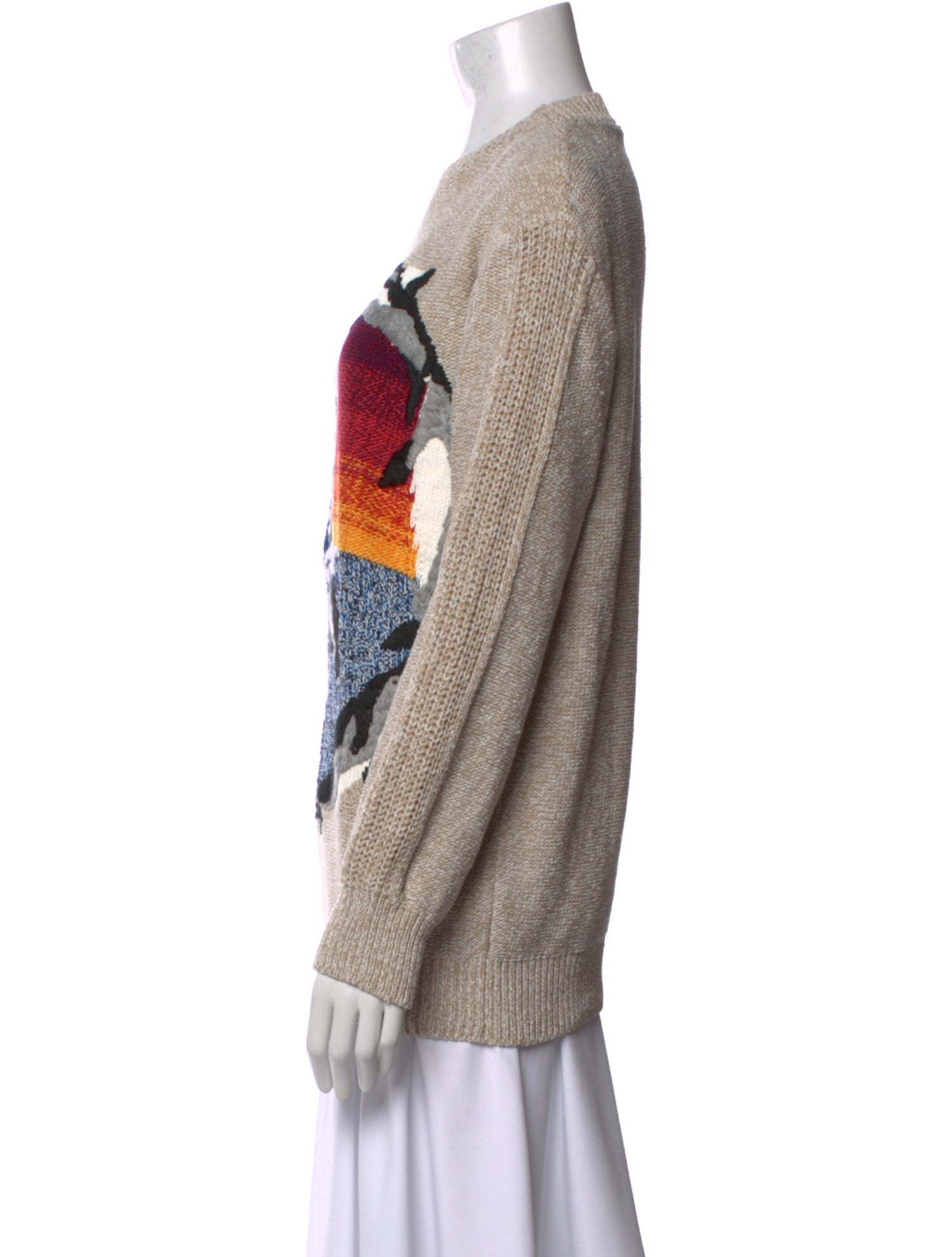 Stella McCartney Graphic Print Crew Neck Sweater