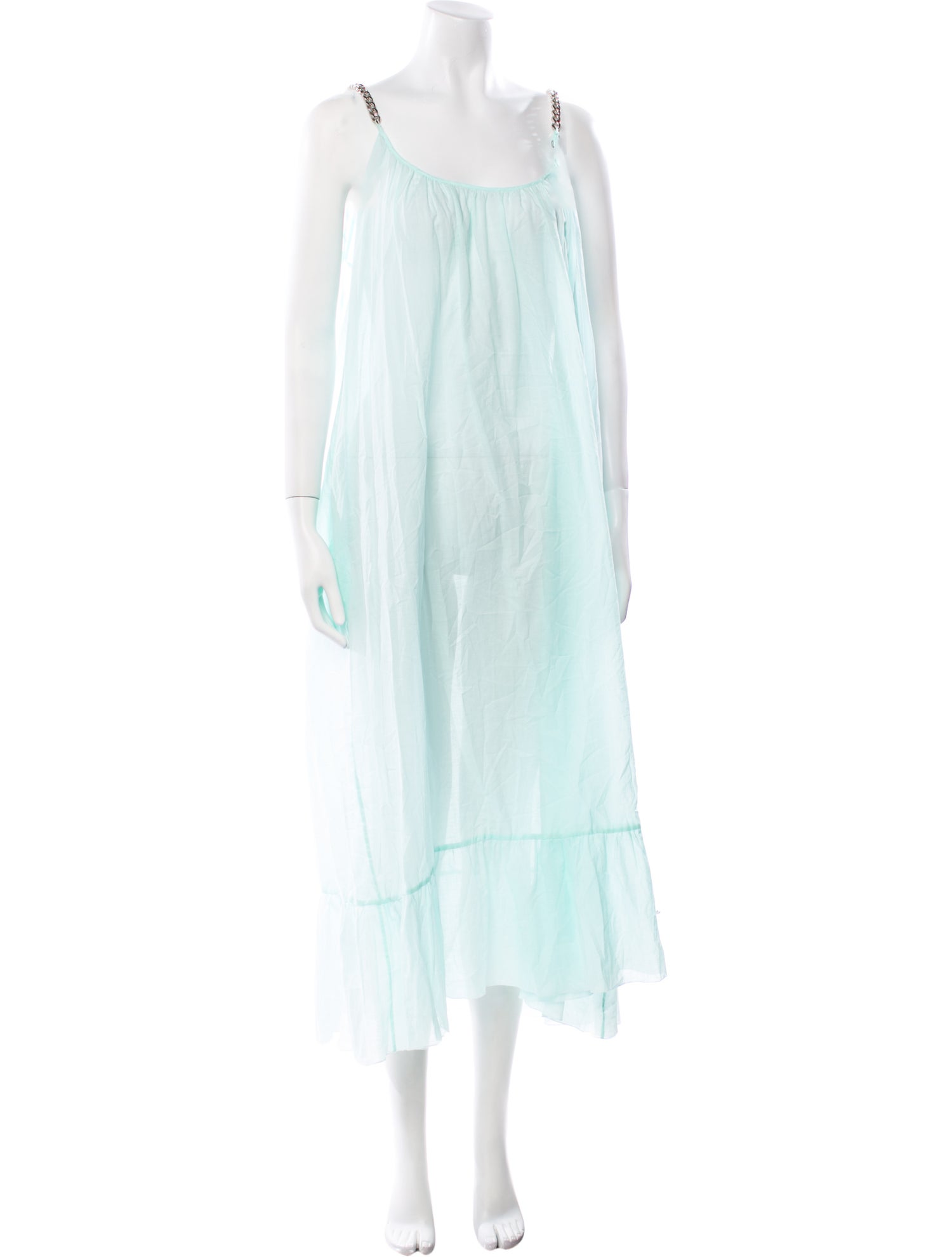 Stella McCartney Square Neckline Long Dress