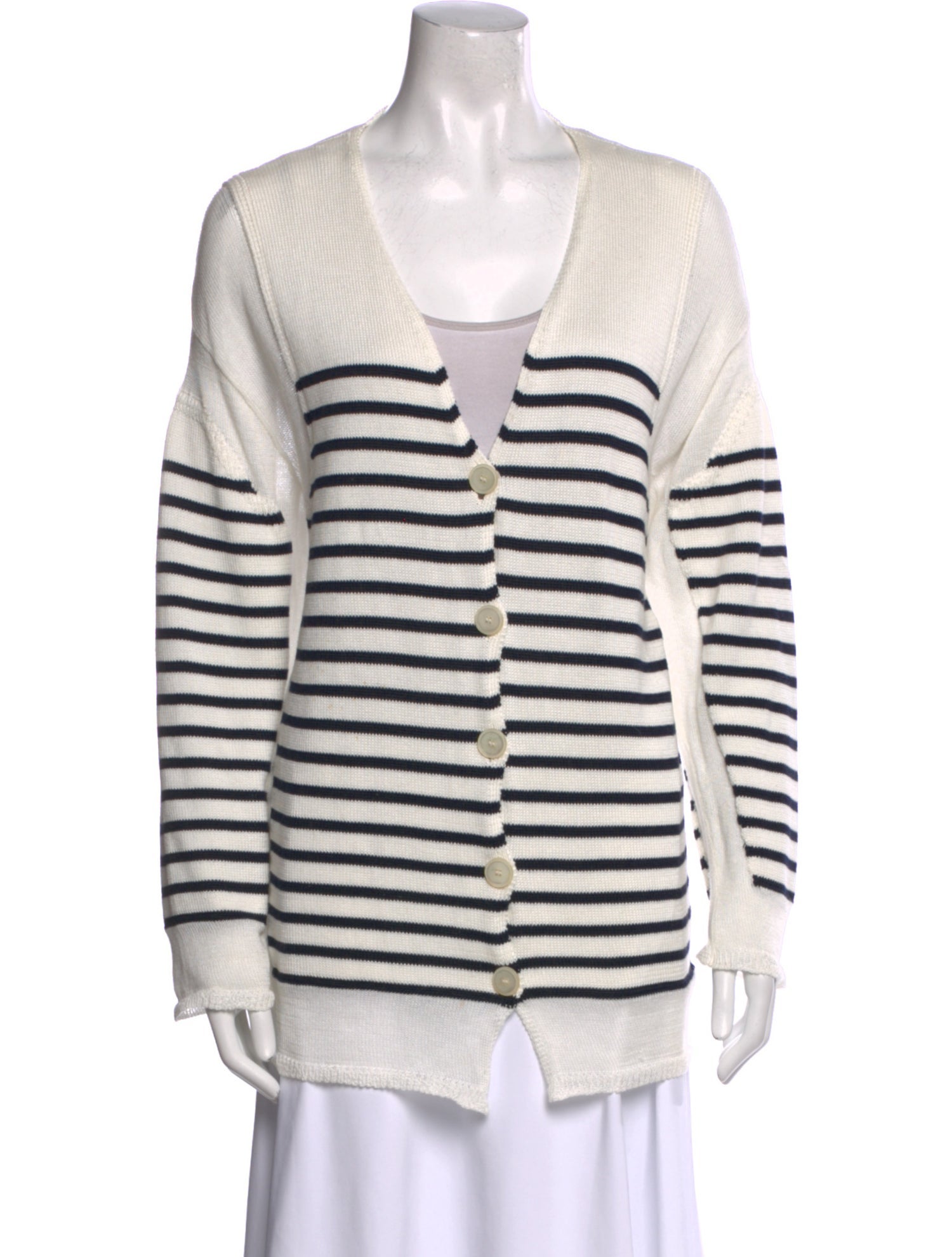 Stella McCartney Striped V-Neck Sweater