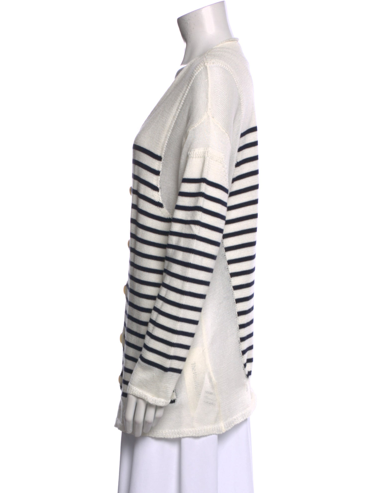 Stella McCartney Striped V-Neck Sweater