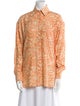 Stella McCartney Silk Printed Button-Up Top