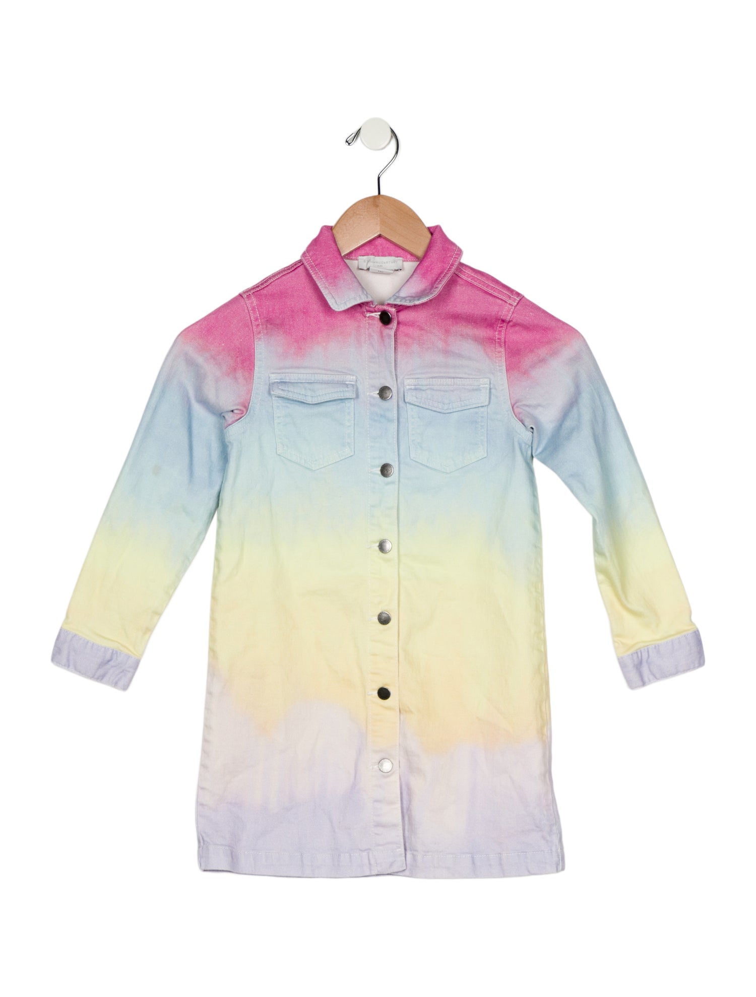 Stella McCartney Girls' Denim Long Sleeve Dress