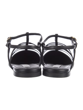 Stella McCartney Leather Slingback Flats