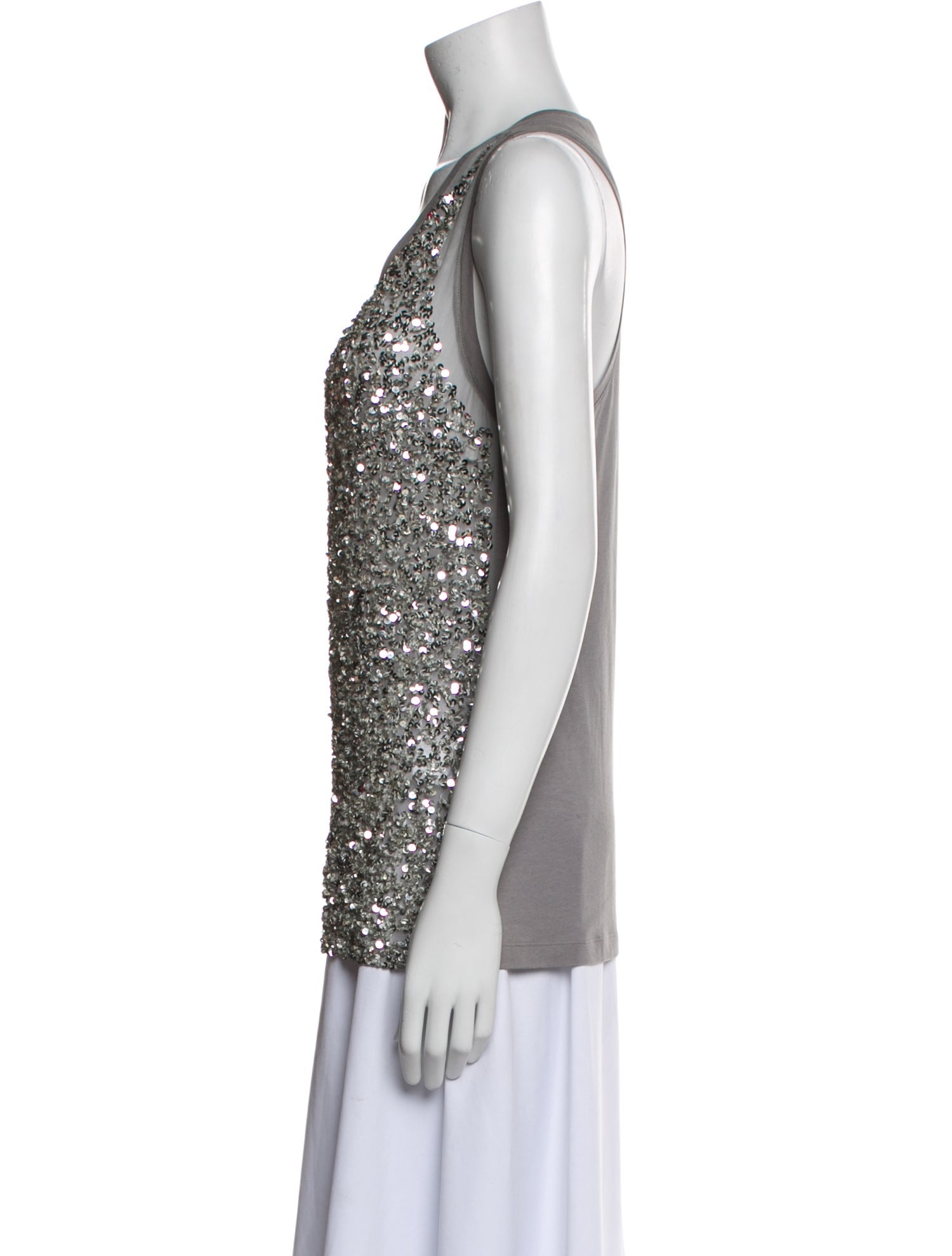 Stella McCartney Scoop Neck Sleeveless Top