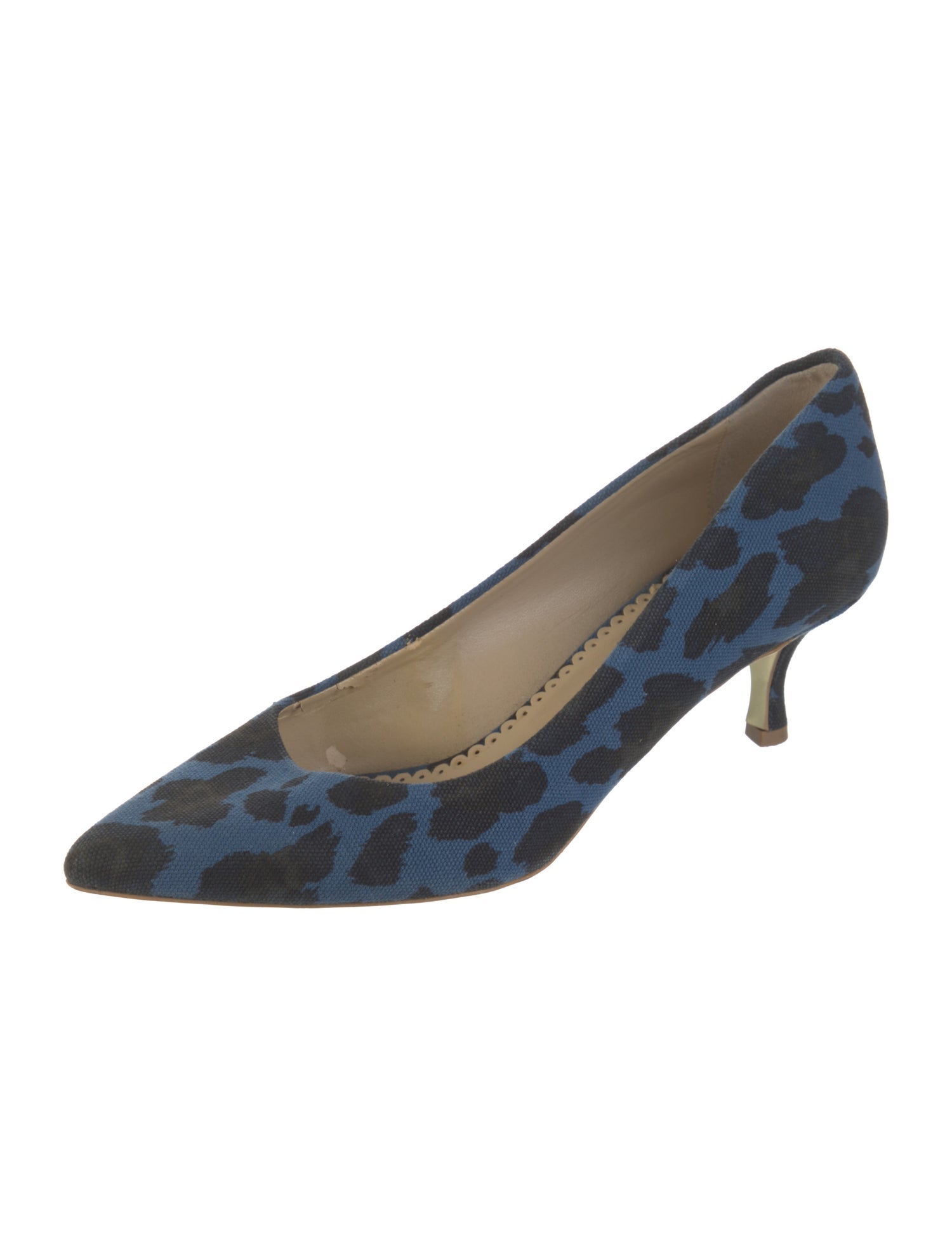 Stella McCartney Canvas Animal Print Pumps
