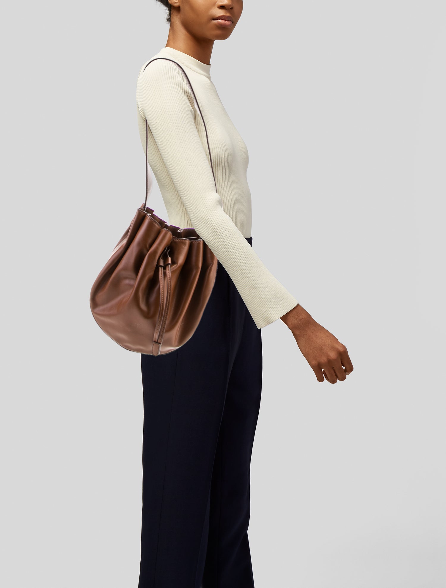 Stella McCartney Vegetarian Leather Bucket Bag