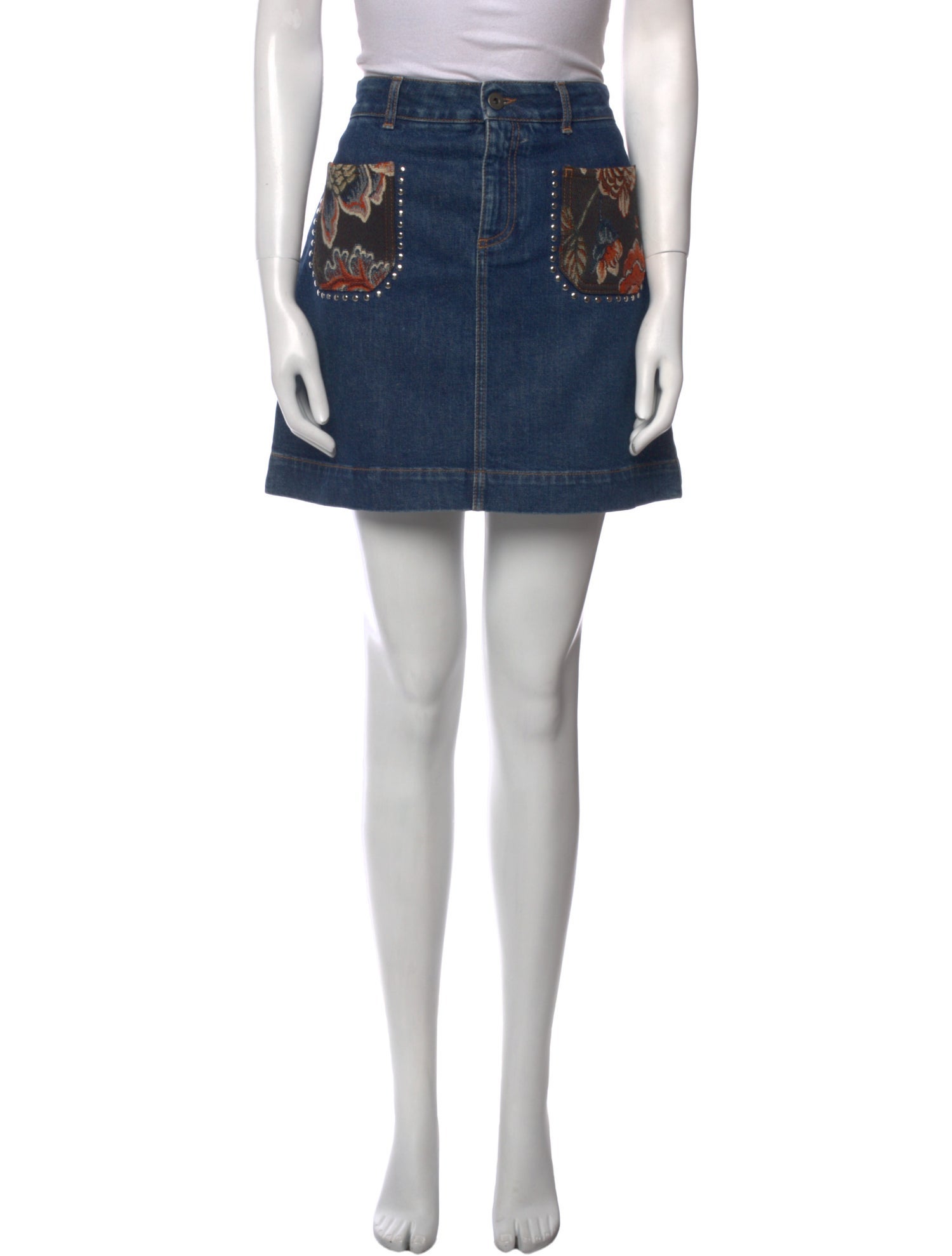 Stella McCartney Studded Accents Mini Skirt