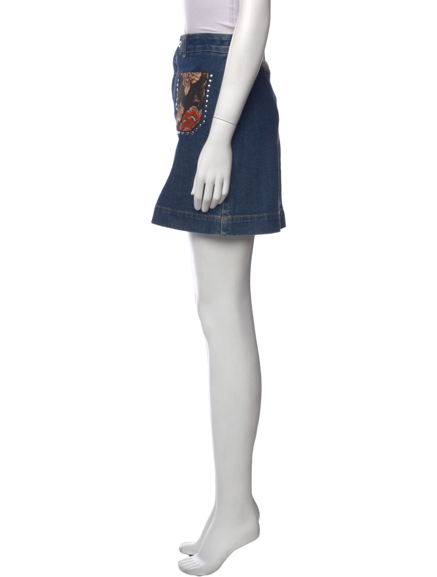 Stella McCartney Studded Accents Mini Skirt