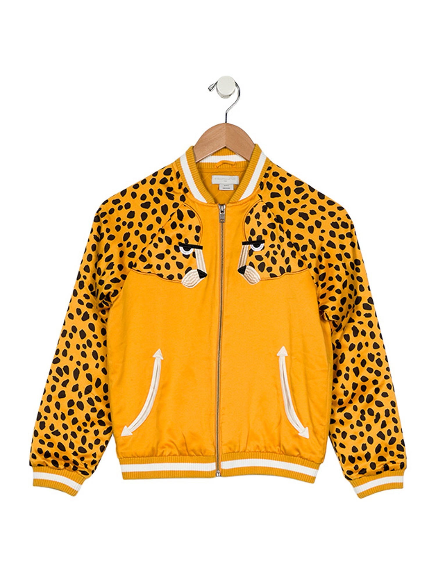 Stella McCartney Girls' Animal Print Zip-up Jacket