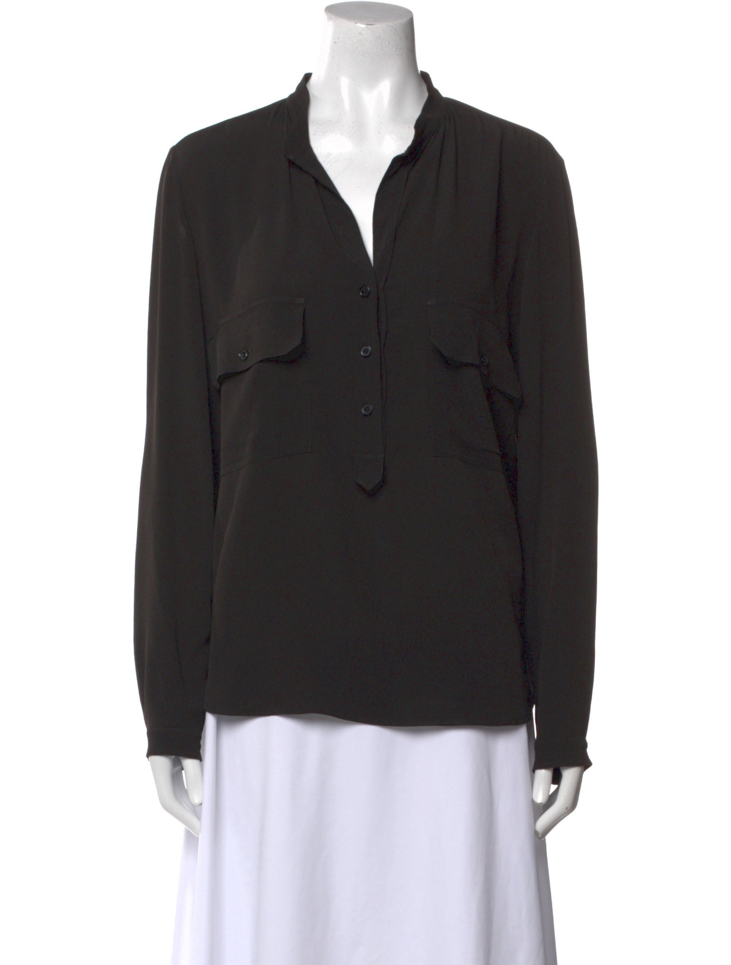 Stella McCartney Silk V-Neck Blouse