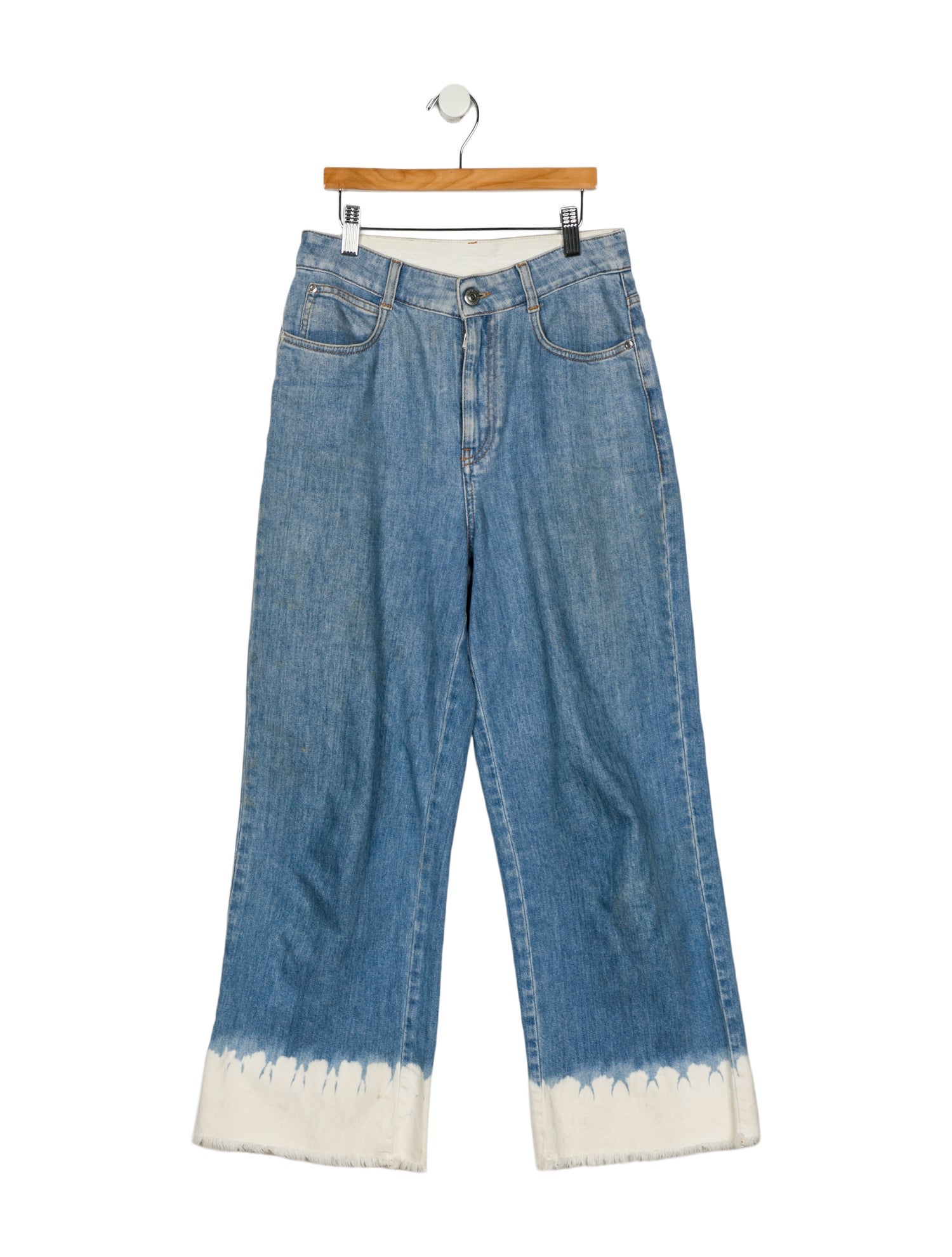Stella McCartney Mid-Rise Wide Leg Jeans