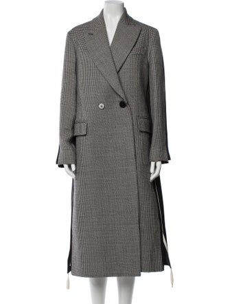 Stella McCartney Wool Striped Coat