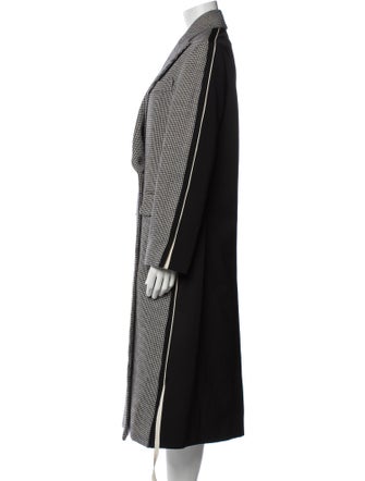 Stella McCartney Wool Striped Coat