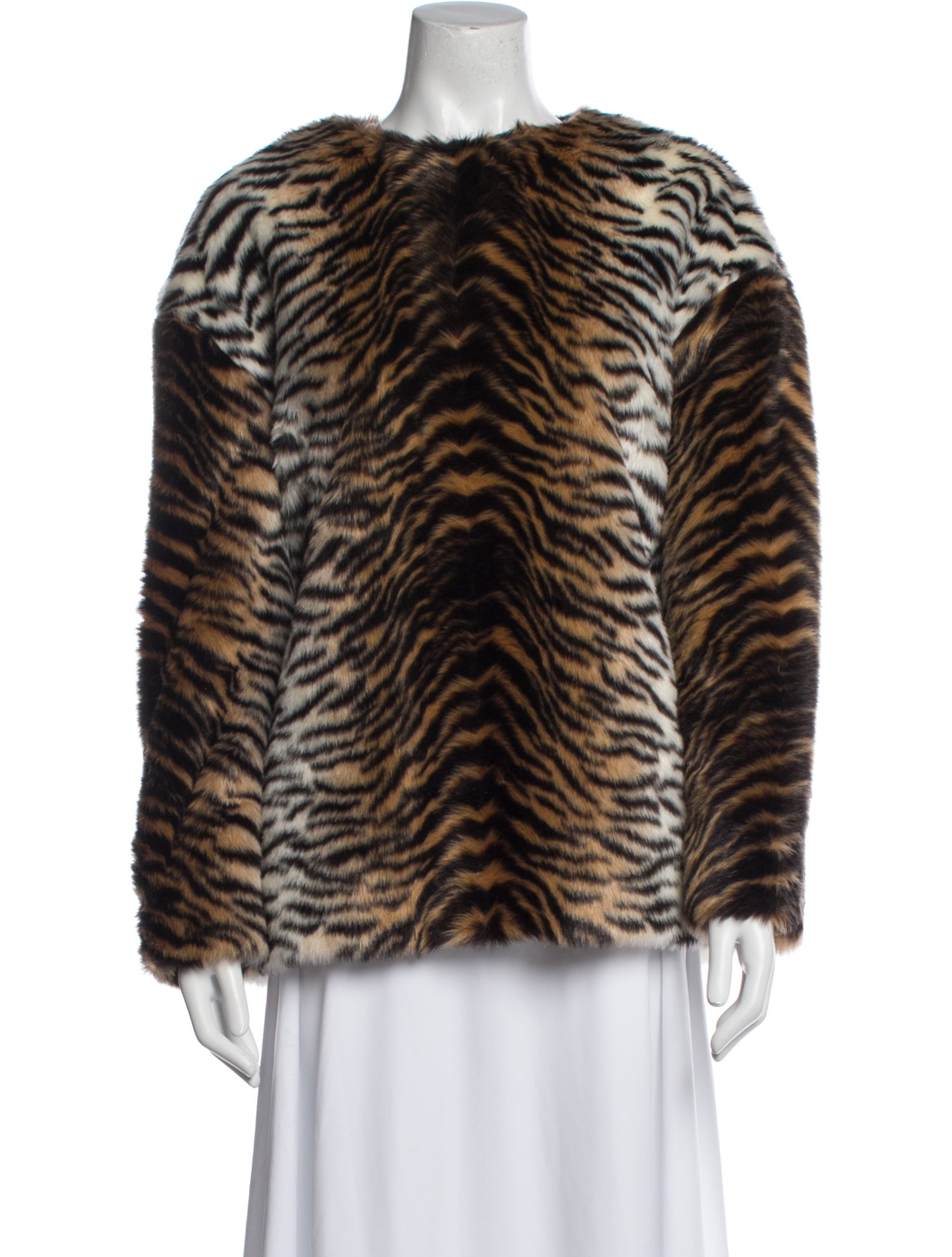 Stella McCartney Animal Print Crew Neck Blouse w/ Tags