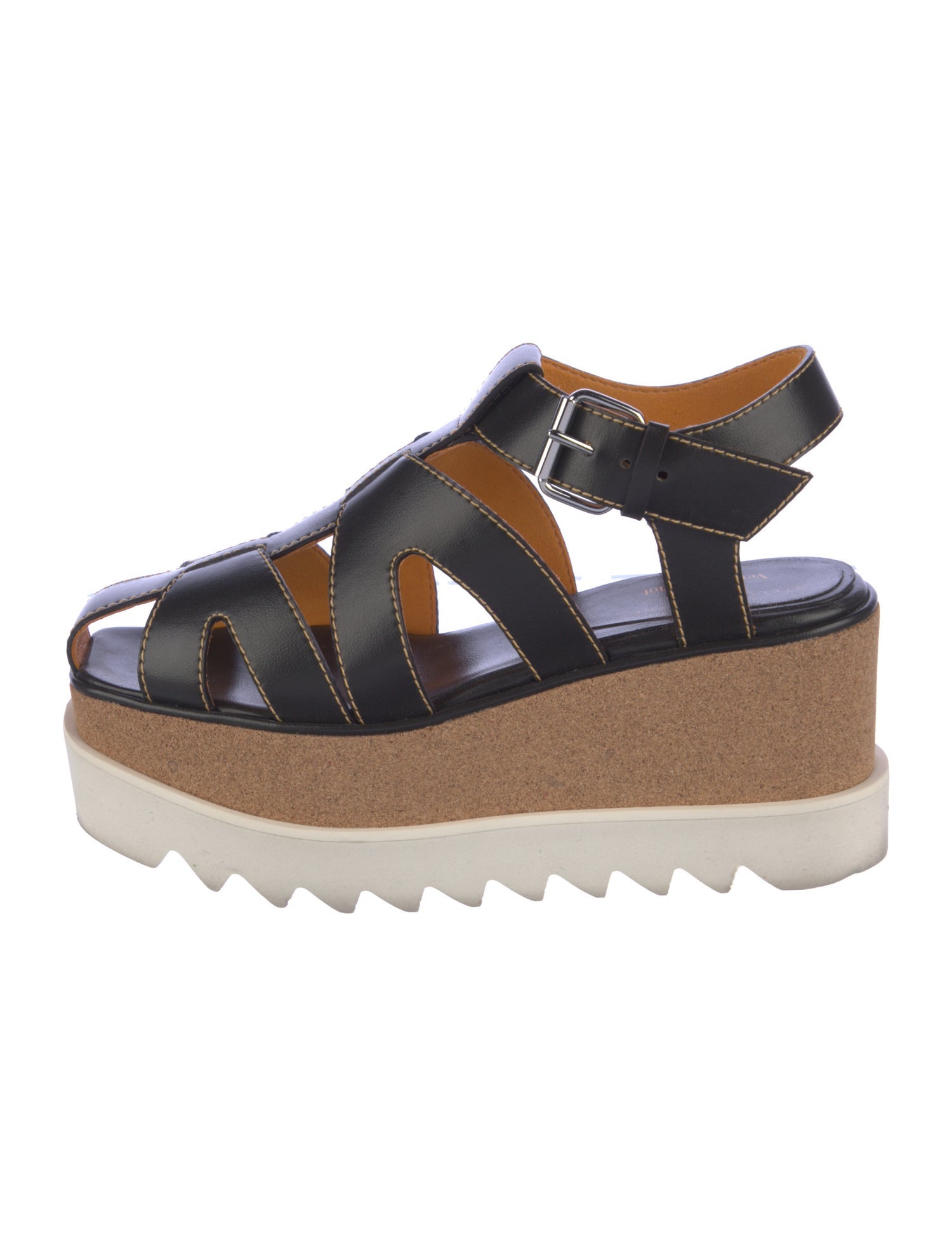 Stella McCartney Leather Gladiator Sandals