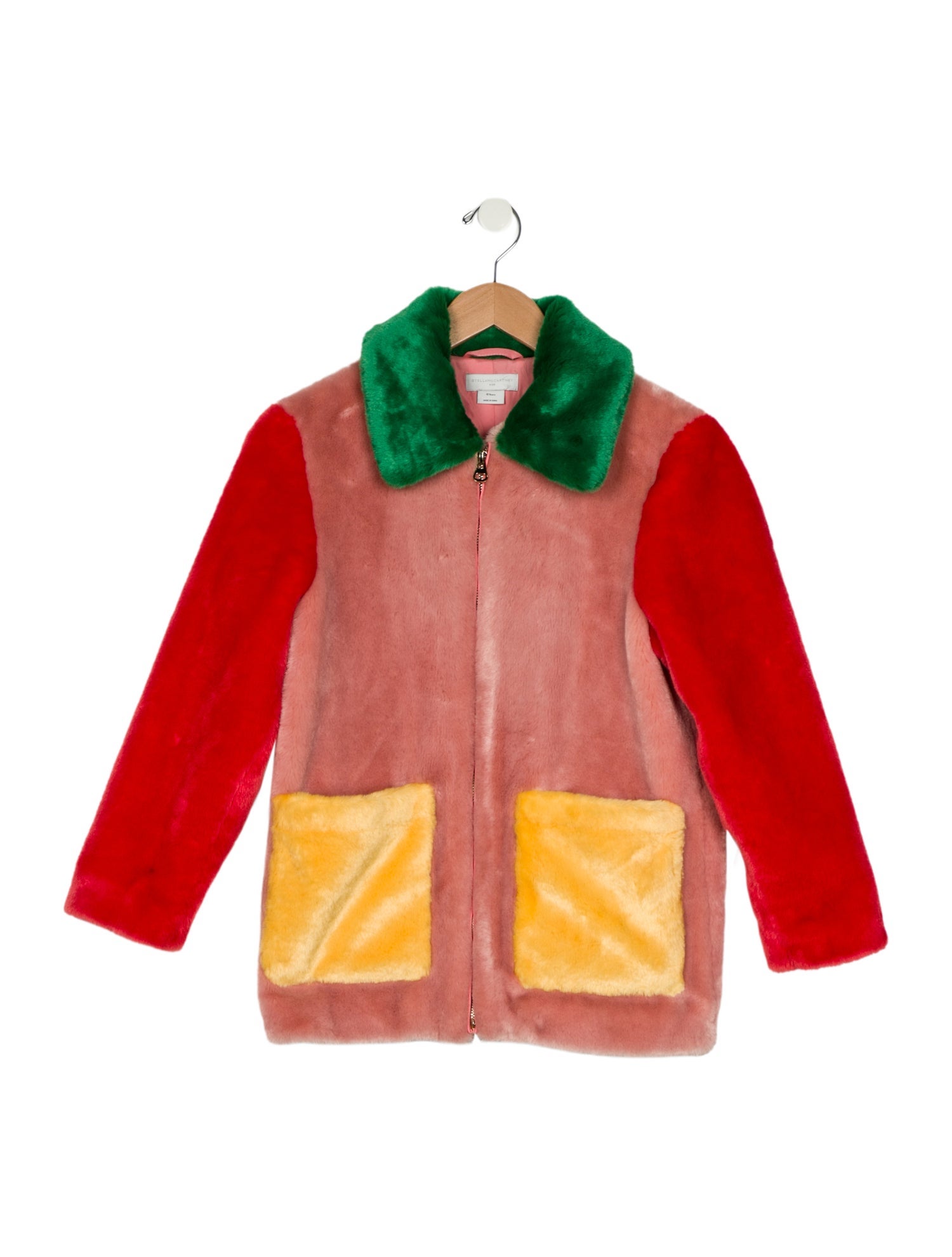 Stella McCartney Girl's Colorblock Zip-up Jacket