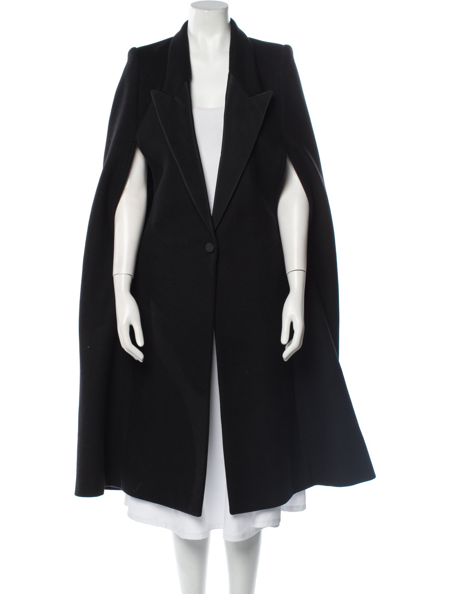 Stella McCartney Poncho Wool Coat