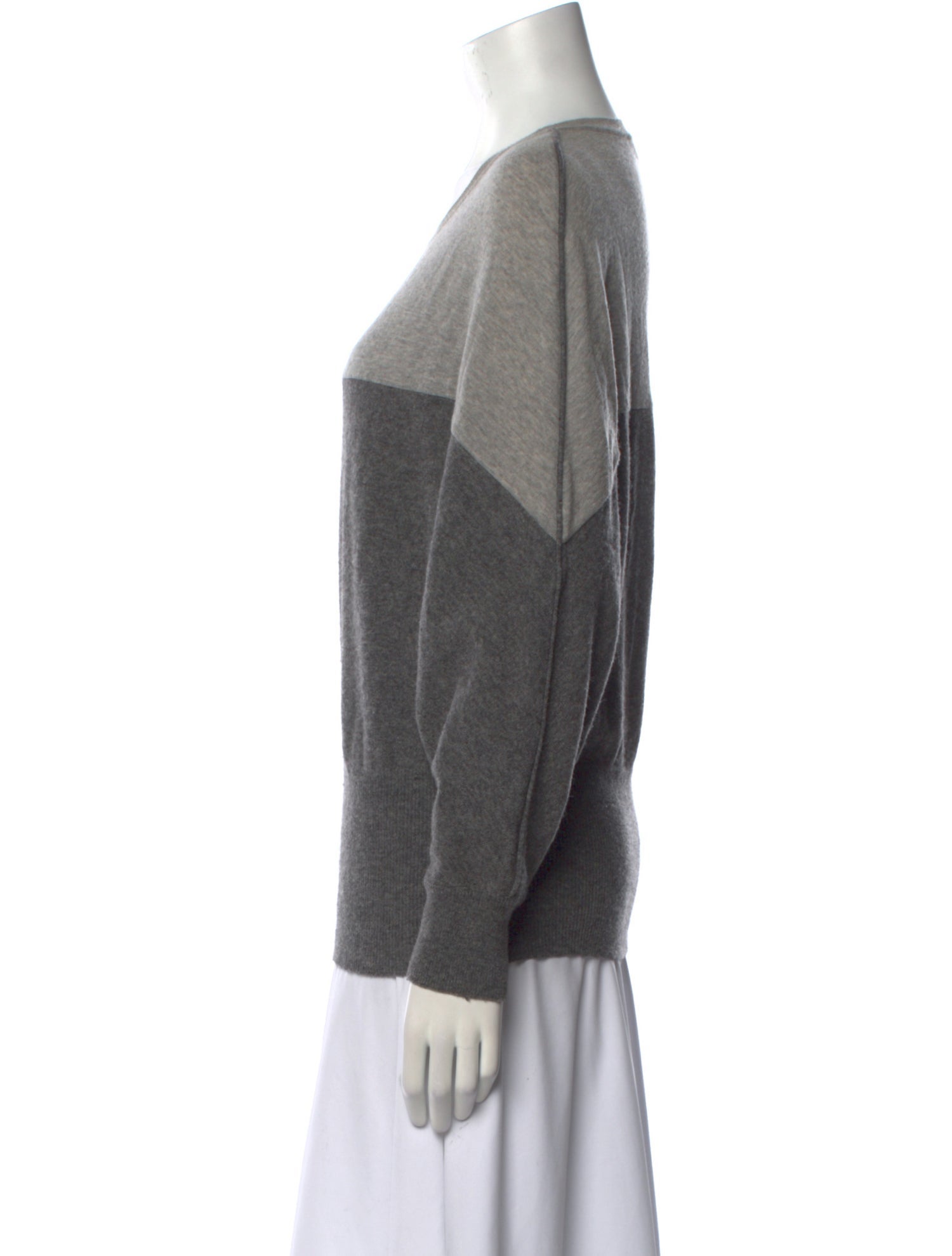 Stella McCartney Virgin Wool Colorblock Pattern Sweater