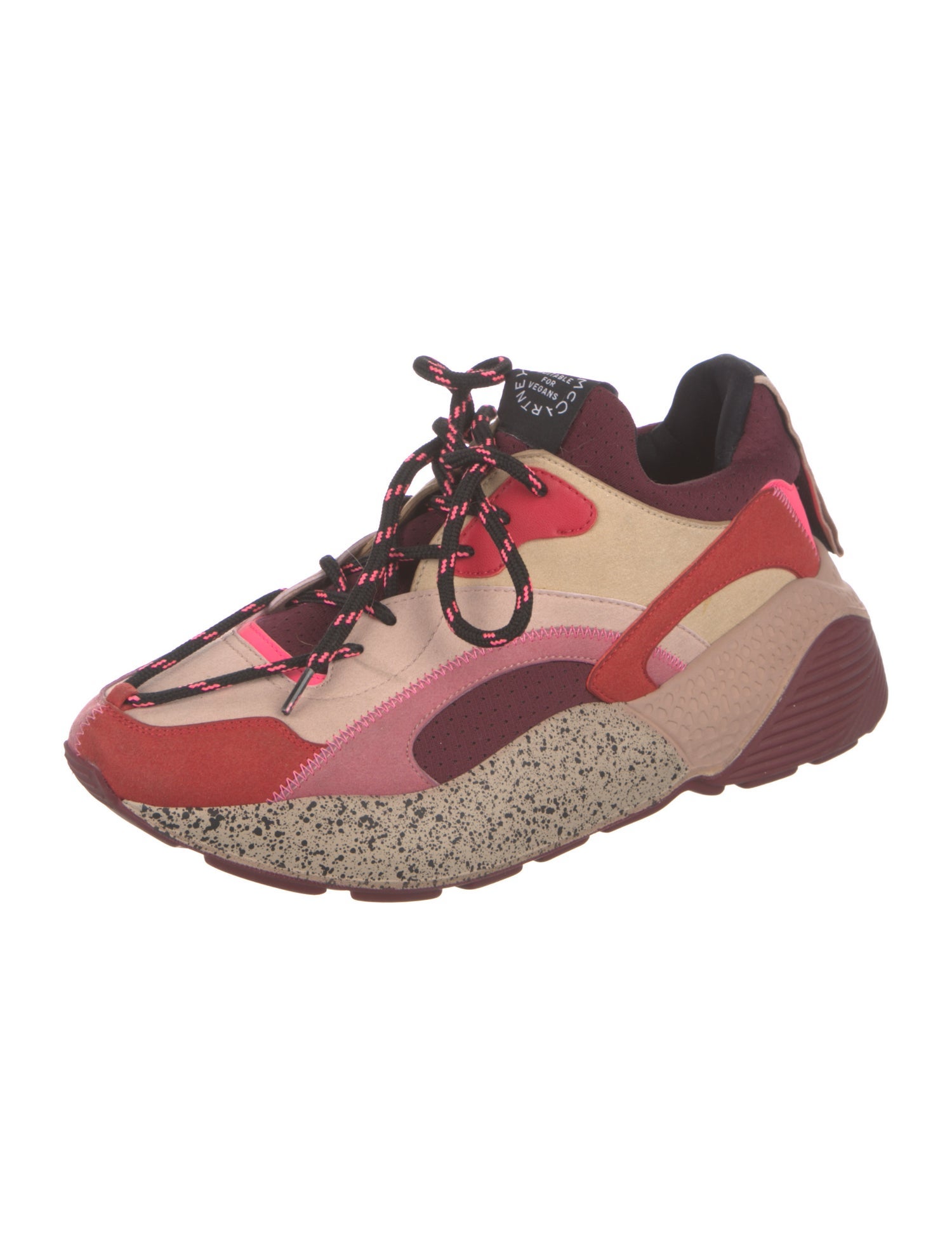 Stella McCartney Colorblock Pattern Chunky Sneakers