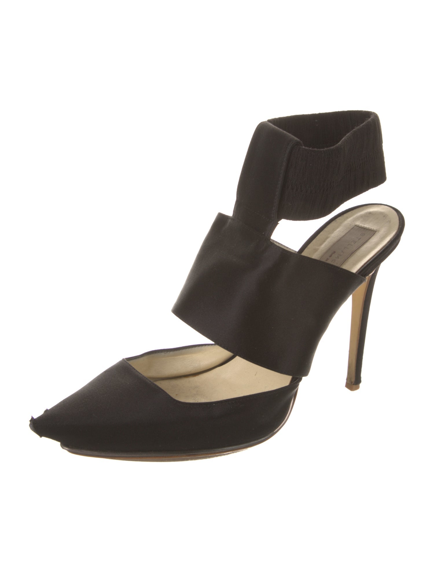 Stella McCartney Satin Slingback Pumps
