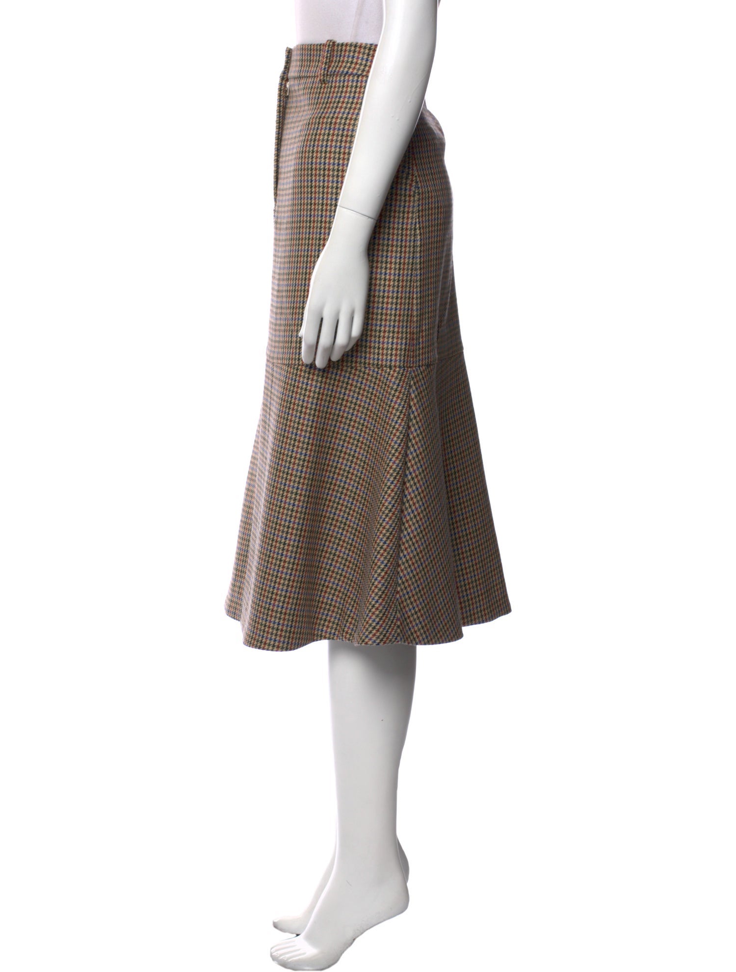 Stella McCartney Wool Midi Length Skirt