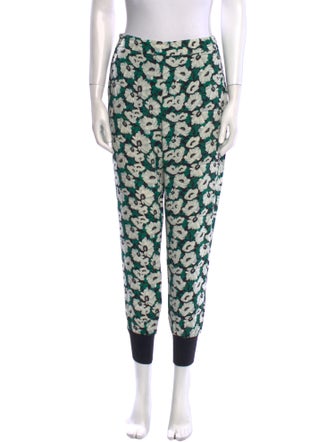 Stella McCartney Floral Print Skinny Leg Pants