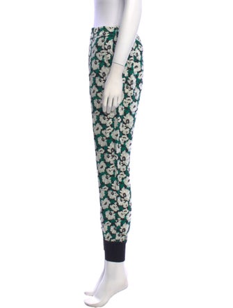 Stella McCartney Floral Print Skinny Leg Pants