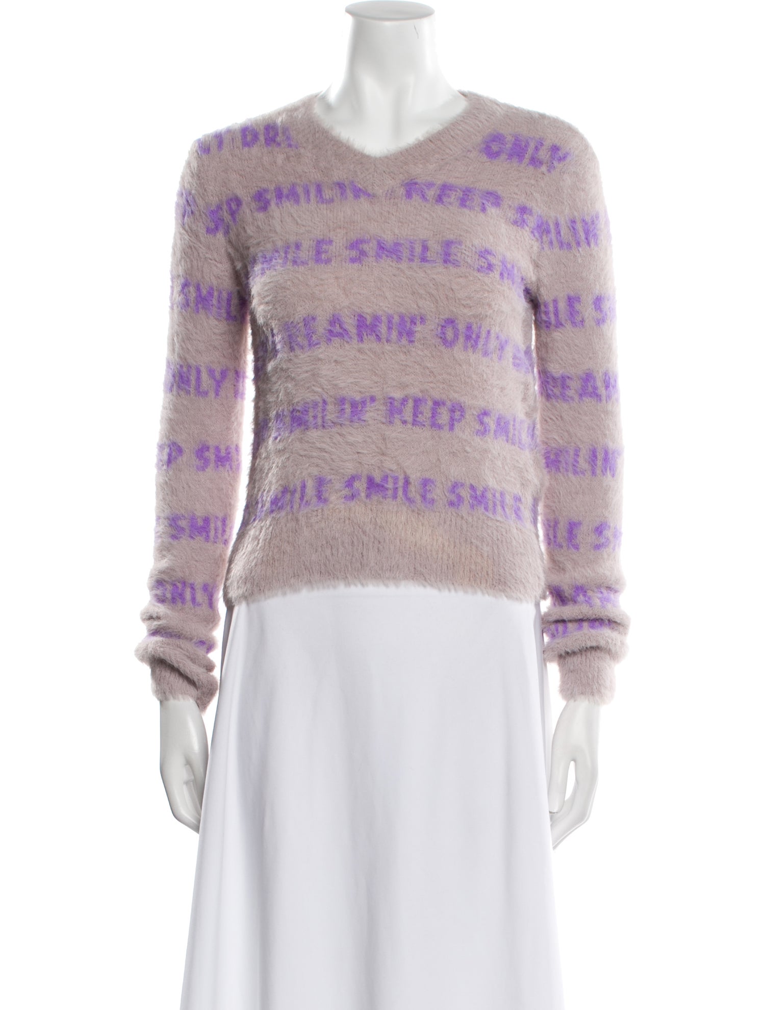 Stella McCartney Striped V-Neck Sweater