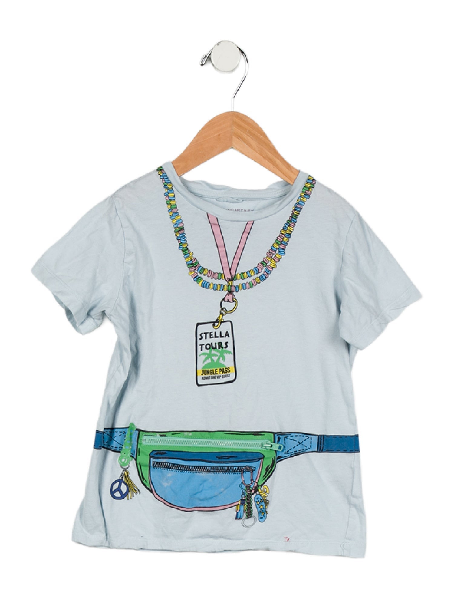 Stella McCartney Girls' Fanny Pack Graphic T-Shirt